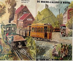 De Braine-l’Alleud à Wavre du temps du vicinal - Paul Stevens-Asbl Pro-Tram -12/1998