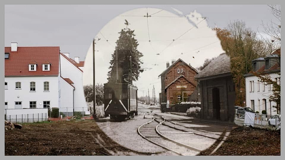L’arrivée dans la station de Lasne.