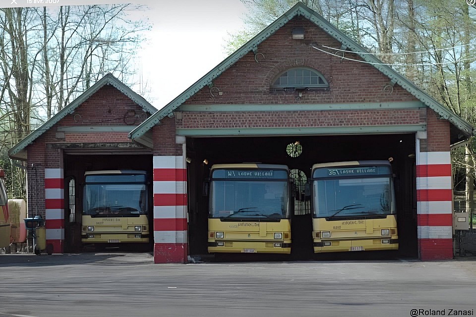 Les hangars utilisés un temps par le TEC pour les bus. Aujourd’hui ils ont fait place à un bâtiment de logements privés