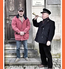 Deux anciens du Vicinal en visite à Lasne