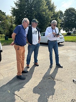 Avec l’aimable concours de Xavier Antoine nous avons pu survoler le parcours du vicinal sur Lasne