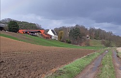 Voie du tram à hauteur de la ferme d’Hannotelet