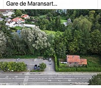 La gare de Maransart. La plus menacée