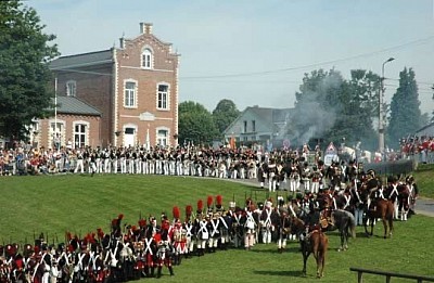 Reconstitution de la bataille en 2015