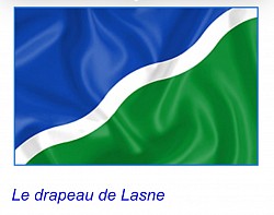 Le drapeau de Lasne