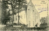 Ancienne carte postale représentant le Manoir ou Château d’Ohain