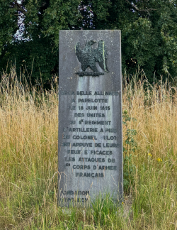 Monument de la bataille 1815 - Entre Fond Pauquet et Belle Alliance