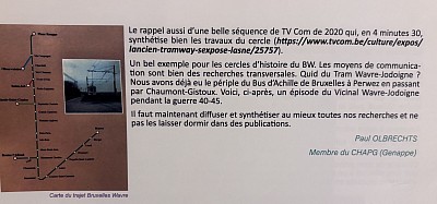 (https://www.tvcom.be/culture/expos/ lancien-tramway-sexpose-lasne/25757).