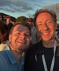 Cedric Gillis - Echevin du tourisme à Lasne avec Stephane Bern