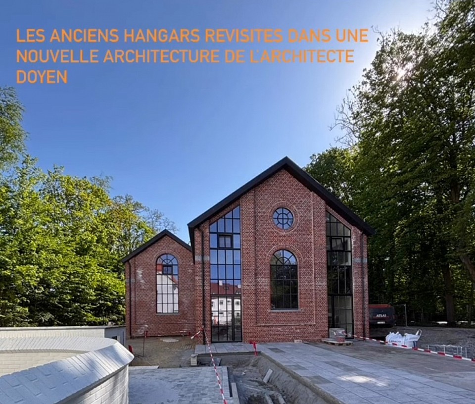 Photo du nouvel immeuble construit en lieu et place des anciens Hangars