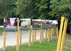 Exemples de panneaux à disperser le long de la ligne à des  endroits choisis