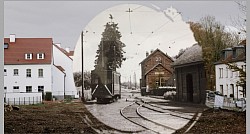 Autre vue sur la gare depuis les hangars