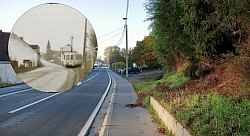 À la sortie du village de lasne vers chapelle sur la rue de la Lasne